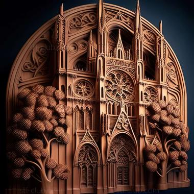 3D model notre dame (STL)